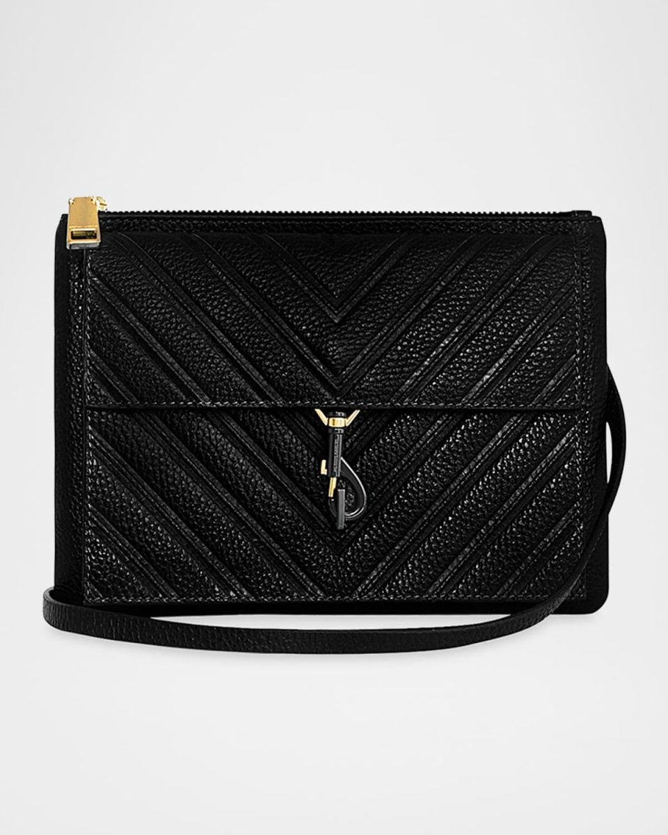 Edie Zip Quilted Leather Crossbody Bag
